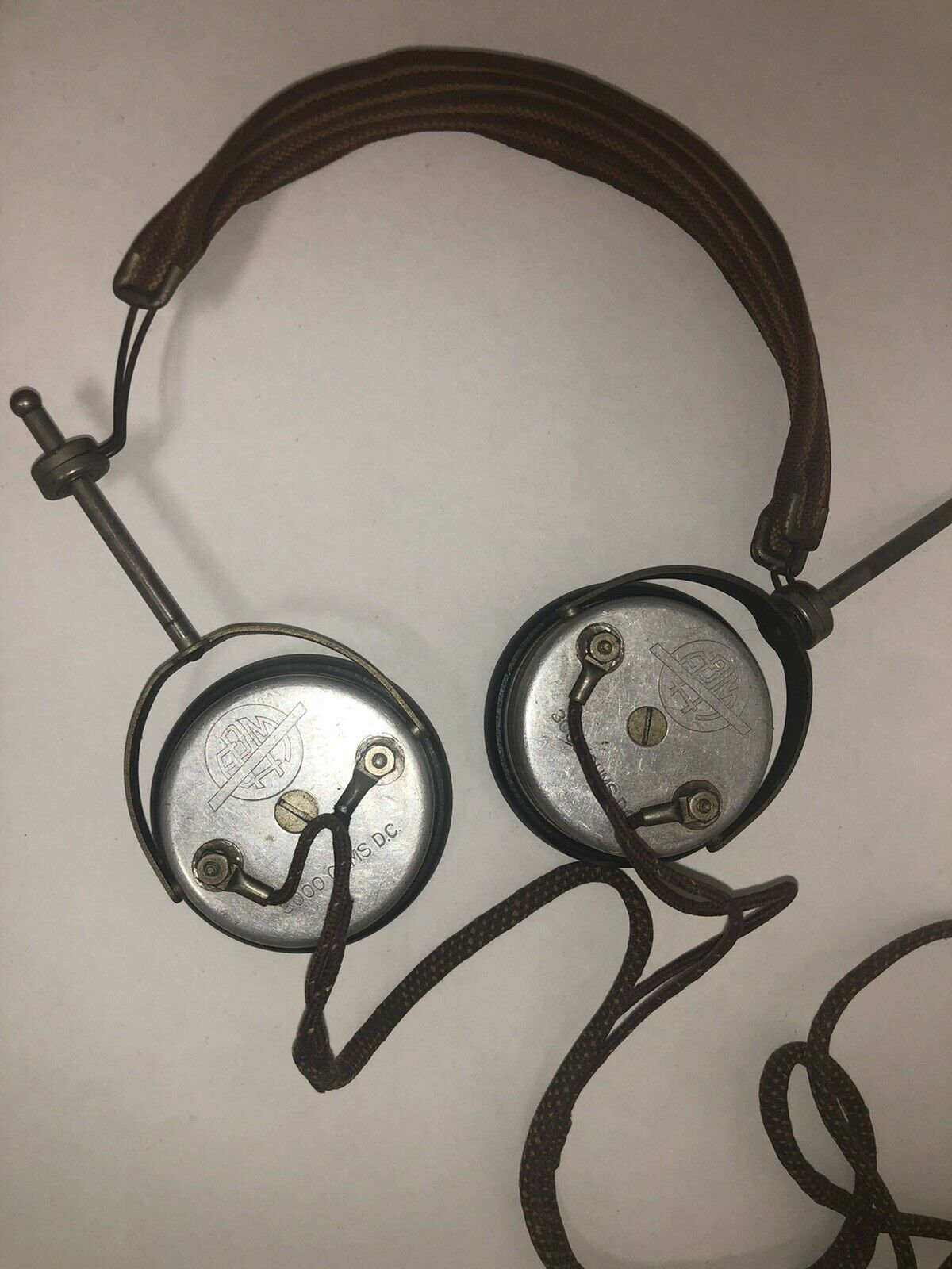 Vintage Antique  Bpm Tube Radio Headphones